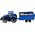 Bburago Skala Bburago: 1:32 Zestaw ekonomiczny B18-44060 ciągnika rolniczego i przyczepy New Holland T7000 (różne)