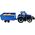 Bburago Skala Bburago: 1:32 Zestaw ekonomiczny B18-44060 ciągnika rolniczego i przyczepy New Holland T7000 (różne)