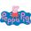 Ravensburger Ravensburger 5534 Peppa Wutz Świąteczne puzzle z zawieszeniem na drzwi, 32 elementy