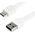Kabel USB StarTech USB-A - USB-C 1 m Biały (RUSB2AC1MW)