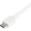 Kabel USB StarTech USB-A - USB-C 1 m Biały (RUSB2AC1MW)