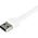 Kabel USB StarTech USB-A - USB-C 1 m Biały (RUSB2AC1MW)