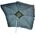 Saska Garden Parasol plażowo ogrodowy 180cm niebieski morski
