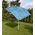 Saska Garden Parasol plażowo ogrodowy 180cm niebieski morski