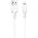 Kabel USB Partner Tele.com USB-A - Lightning 1 m Biały (6957531061151)