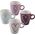 Orion Kubek ceramiczny w serca zestaw kubków do kawy herbaty 4 sztuki 230 ml