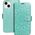 OEM Kabura MEZZO Book do IPHONE 14 mandala zielony