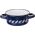 Orion Garnek rondel garnuszek emaliowany 12cm 0.6l niebieski