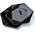 Affek Design RALPH BLACK Kpl.2 talerzy deserowych 24,5cm x 21cm x h2cm