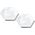 Affek Design RALPH WHITE Kpl.2 talerzy deserowych 24.5cm x21cm x h2cm