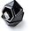 Affek Design RALPH BLACK Kpl.2 miseczek 15.5cm x 17cm x h7cm poj. 750ml