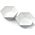 Affek Design RALPH WHITE Kpl.2 miseczek 15.5cm x 17c x h7cm poj. 750ml
