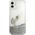 Guess Etui Guess GUHCP12SGLVSSI Apple iPhone 12 mini srebrny/silver hardcase Glitter Vintage Script