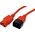 Kabel zasilający Value ROLINE Kabel zasilający C14 - C13, IEC 320 , czerwony, 3 m