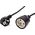 Value VALUE Przedłużacz, kabel zasilający, AC 230V, UTE, czarny, 10 m