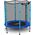 Trampolina ogrodowa Neo-Sport NS-04Z200F z siatką zewnętrzną 4.5 FT 140 cm