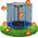 Trampolina ogrodowa Neo-Sport NS-04Z200F z siatką zewnętrzną 4.5 FT 140 cm