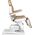 FOTEL KOSMETYCZNY ELEKTR. AZZURRO 870 3 SILN. CAPPUCCINO