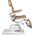FOTEL KOSMETYCZNY ELEKTR. AZZURRO 870S PEDI 3 SILN. CAPPUCCINO