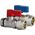 Unimet ZAWÓR KULOWY PEX MINI Z DŁAWICĄ 1/2*16 CIEPŁA WODA