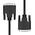 Kabel ProXtend DVI-D - DVI-D 3m czarny (DVI-D 18+1 Cable Black 3m)