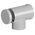Ricom KOLANO KONC PP-AL 87ST DN60/100 Z REWIZJA