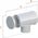 Ricom KOLANO KONC PP-AL 87ST DN60/100 Z REWIZJA