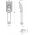 Bateria wannowa Invena DOKOS BATERIA WANNOWA CZARNY / CHROM