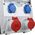 Doktorvolt Rozdzielnica budowlana Eco 32A 16A 2x230V gniazda Bals (2596)