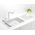 Brabantia Pojemnik do zmywania z ociekaczem SinkSide jasnoszary 302688