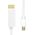 Kabel ProXtend DisplayPort Mini - HDMI 2m biały (MDP1.2-HDMI-002W)
