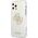 Guess Guess GUHCP12LPCUGL4GTR iPhone 12 Pro Max 6,7" transparent hard case Glitter 4G Big Logo
