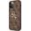 Guess Guess GUHCP12M4GMGBR iPhone 12/12 Pro 6,1" brązowy/brown hardcase 4G Big Metal Logo