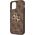 Guess Guess GUHCP12M4GMGBR iPhone 12/12 Pro 6,1" brązowy/brown hardcase 4G Big Metal Logo