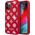 Guess Guess GUHCP12LLSPEWRE iPhone 12 Pro Max 6,7" czerwony/red hard case Peony Collection