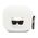 Karl Lagerfeld Etui ochronne KLACA3SILCHWH Silicone Choupette do AirPods 3 białe