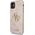 Guess Guess 4G Big Metal Logo - Etui iPhone 11 (różowy) (GUHCN614GMGPI) - 1035561