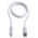 Kabel USB LMP USB-A - USB-C 1 m Biały (LMP-USBC-USBA-CA-S)