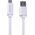 Kabel USB LMP USB-A - USB-C 1 m Biały (LMP-USBC-USBA-CA-S)