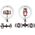 Lampa pierścieniowa Puluz PKT3070B LED 26 cm ze statywem i mocowanie do smartfona