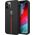 Ferrari Ferrari FEOMSHCP12LBK iPhone 12 Pro Max czarny/black hardcase Off Track Leather Nylon Stripe