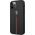 Ferrari Ferrari FEOMSHCP12LBK iPhone 12 Pro Max czarny/black hardcase Off Track Leather Nylon Stripe
