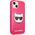Karl Lagerfeld Etui Karl Lagerfeld KLHCP13SCHTRP Apple iPhone 13 mini różowy/pink hardcase Glitter Choupette Fluo