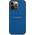 Guess Guess Saffiano Metal Logo Stripes - Etui iPhone 13 Pro (niebieski)