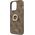 Guess Guess GUHCP13L4GMRBR iPhone 13 Pro / 13 6,1" brązowy/brown hardcase 4G with ring stand