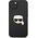 Karl Lagerfeld Karl Lagerfeld KLHCP13SPKMK iPhone 13 mini 5,4" czarny/black hardcase Leather Ikonik Karl`s Head Metal