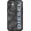 Diesel DIESEL MOULDED CASE BLEACHED DENIM IPHONE 12 MINI SZARY/BIAŁY standard