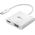 Stacja/replikator Goobay USB-C (52418 White)