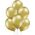Belball Balony chromowane Złote, B105, 30 cm, 100 szt.
