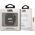 Karl Lagerfeld Etui ochronne KLA2UKHGK Glitter Karl`s Head do AirPods 1/2 szare